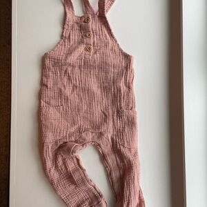Pink Kids Overalls